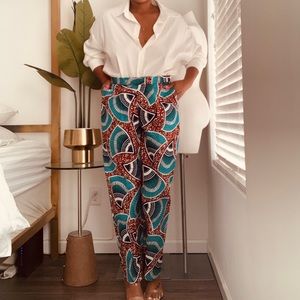 Custom Made African Print Slacks